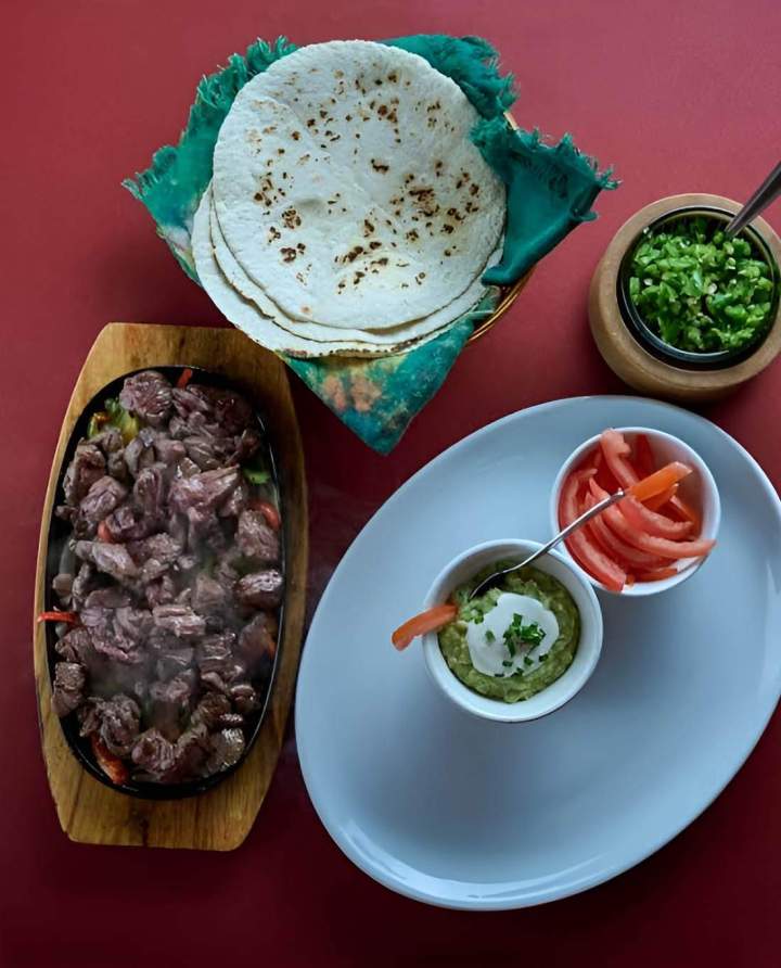 Fajitas de bœuf traditionnelles Clermont-Ferrand